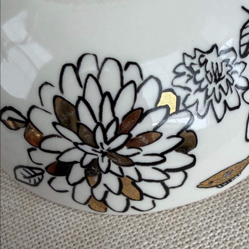 Anthro Set of 3 White Ceramic Bowls - Picture 9 of 10